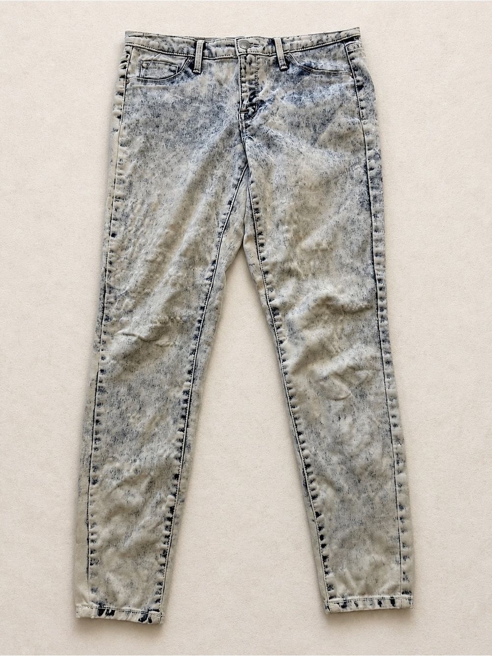 Mid Rise Denim Legging